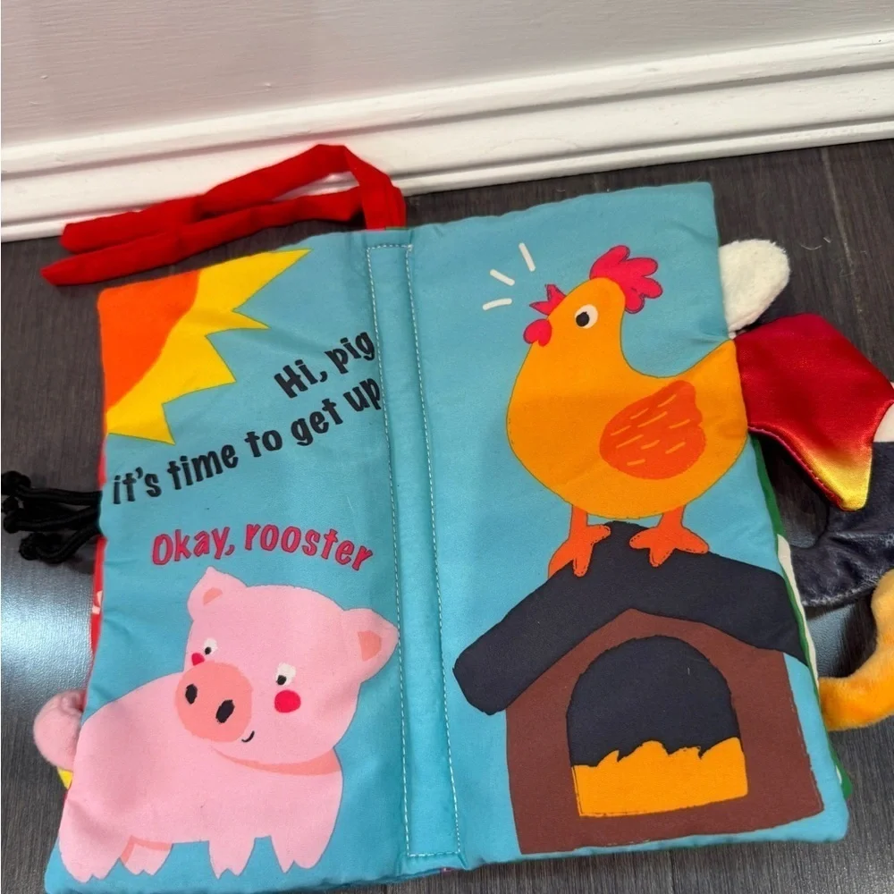 Farm Tails Colorful Farm Animal Soft Book for Babies/Kids
